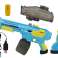 Fusil Pistolet à Eau Automatique M416 Bleu Rechargeable photo 2