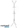 Staande kledingrek 170cm wit Ruhhy 23814 foto 1