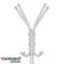 Staande kledingrek 170cm wit Ruhhy 23814 foto 2
