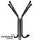 Porte-vêtements sur pied 170cm noir Ruhhy 23815 photo 5