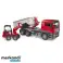MAN TGS mit Rollcontainer und Minibagger Bild 1