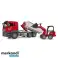 MAN TGS mit Rollcontainer und Minibagger Bild 2