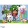 Puzzle 100 Teile Gabi Katzenhaus Bild 1