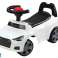 Loopauto met rugleuning QX 3396 Claxon opbergbox wit foto 2