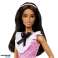 Barbie Fashionistas Puppe im rosa karierten Kleid Bild 3