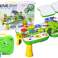 Tafel Koffer DIY Set Puzzel Bouwstenen Dinosaurus Boormachine 249 stuks foto 1