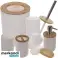 Ensemble d'accessoires de salle de bain blanc Ruhhy 24635 photo 1