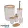 Ensemble d'accessoires de salle de bain blanc Ruhhy 24635 photo 4