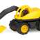 Gravemaskin i en boks, arbeidere KER 01261 bilde 1