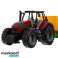 Farm tractor with trailer 24711 image 3