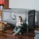 Reisebett Stefi Grau Beton Multicolor Bild 1