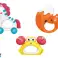 Baby Spielzeug Set Rasseln Beißringe Zebra Krabbe Fuchs 3-tlg Bild 2