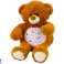 Plush Bamse Som Beroliger Lys Lyd Natt- og Dagsystem Brun bilde 1