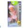 Pop Baby in Wit-Roze Outfit Muts Fopspeen Slab Decke foto 3