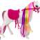Horse Figure White Horse for Grooming Saddle Stable Farm image 2