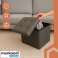 Pouf pliable gris Ruhhy 25780 photo 4
