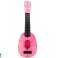 Ukulélé pour enfants Mini guitare 4 cordes Motif pêche guitare rose photo 2