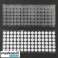 Self-adhesive Velcro 18mm 500pcs white Ruhhy 25884 image 5