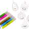 Creatieve Set Glas-in-lood Hangertjes DIY Muffins Avocado Watermeloen foto 1