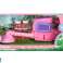 Bubble Machine Lawn Mower Trimmer Two Liquids Pink image 2