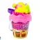 Sandspielset Eimer, Gießkanne, Formen Rosa Süßigkeiten 8 Teilig. Bild 2