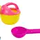 Sandspielset Eimer, Gießkanne, Formen Rosa Süßigkeiten 8 Teilig. Bild 3