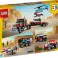 Camión de plataforma Bricks creator 31146 con helicóptero fotografía 4