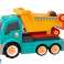 Cartoon Turning Dump Truck DIY Turquoise image 1