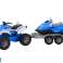 Quad mit Anhänger zum Transport von Booten und Wassermotorrädern Bild 2
