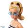 Barbie Fashionistas Puppe mit weiß-schwarz gestreiftem Oberteil Bild 1
