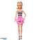Barbie Fashionistas Puppe mit weiß-schwarz gestreiftem Oberteil Bild 3