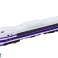 Collectible Model Train Wagon 1:48 Metal White Purple image 1