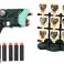 Sett Pistol med Mål Skumpiler Dinosaurer Grønn bilde 1