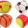 Yumuşak Spor Topları Basketbol Rugby Futbol Bebek Seti 4'lü fotoğraf 1