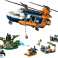 Bricks City 60437 Jungle Explorers Helicopter at Base image 2