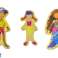 Set aus Holzmagnets - bunte Figuren in Kostümen, 20 Stück Bild 2