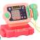 Cash Register Learning Counting Coins Basket Lights Sounds Pink image 1