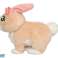 Peluche interactif lapin Tusia avec nœud photo 1