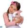 Peluche interactif lapin Tusia avec nœud photo 6