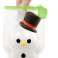 Fluffie stuffiez kleines Plüsch-Maskottchen. Schneemann Bild 5