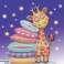 Diamantmosaik  diamond dotz   Kissen Giraffe Schachtel Bild 3