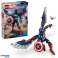 Super Heroes 76296 Νέα φιγούρα Captain America εικόνα 3