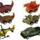 Camion Dinosaure Transport de Voitures 6pièces Lumières Sons Vert photo 3