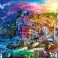 Puzzle 2000 kusů barevné hostiny cinque terre fotka 1