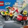 Bricks City 60458 Комплект състезателни игри за пица срещу пожарна кола картина 2