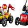Bricks City 60458 Комплект състезателни игри за пица срещу пожарна кола картина 3