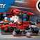Stadsblokken 60443 F1 pitstop en monteurs met Ferrari-racewagen foto 2