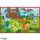 Puzzle 2x24 Teile kleine Dinosaurier Jura Welt Bild 1