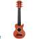 Guitarra de juguete para niños dados madera naranja fotografía 1