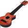 Guitarra de juguete para niños dados madera naranja fotografía 2